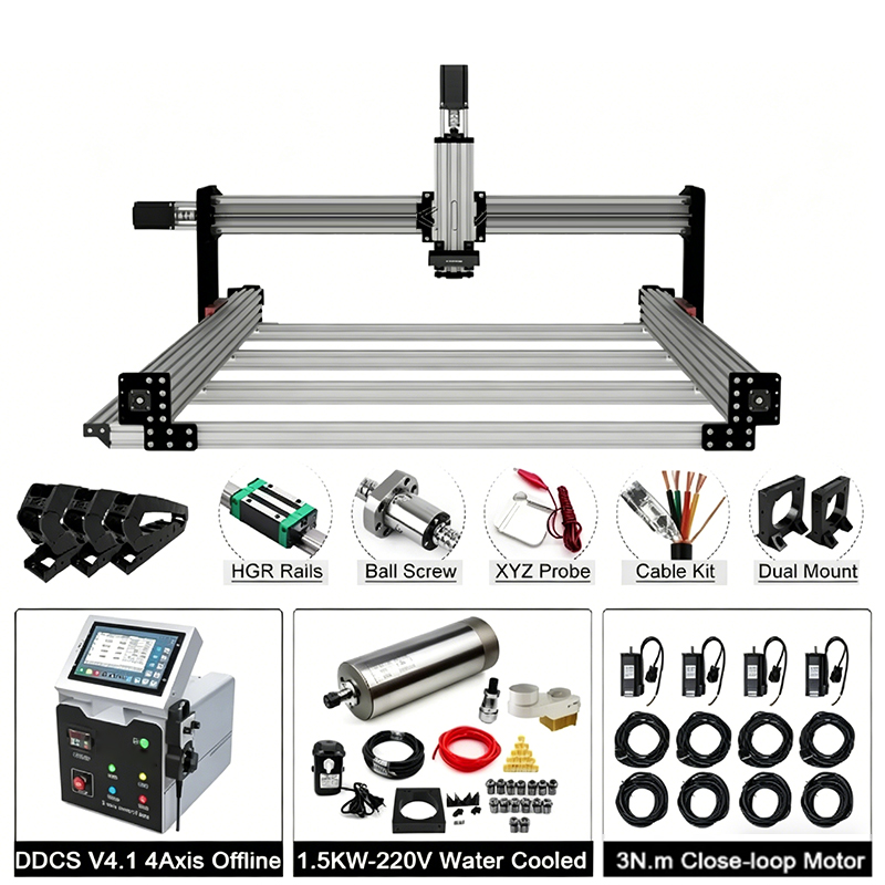 Ddcs V4.1 4 Axis Cnc Offline Controller - Sistema di Controllo Offline a 4