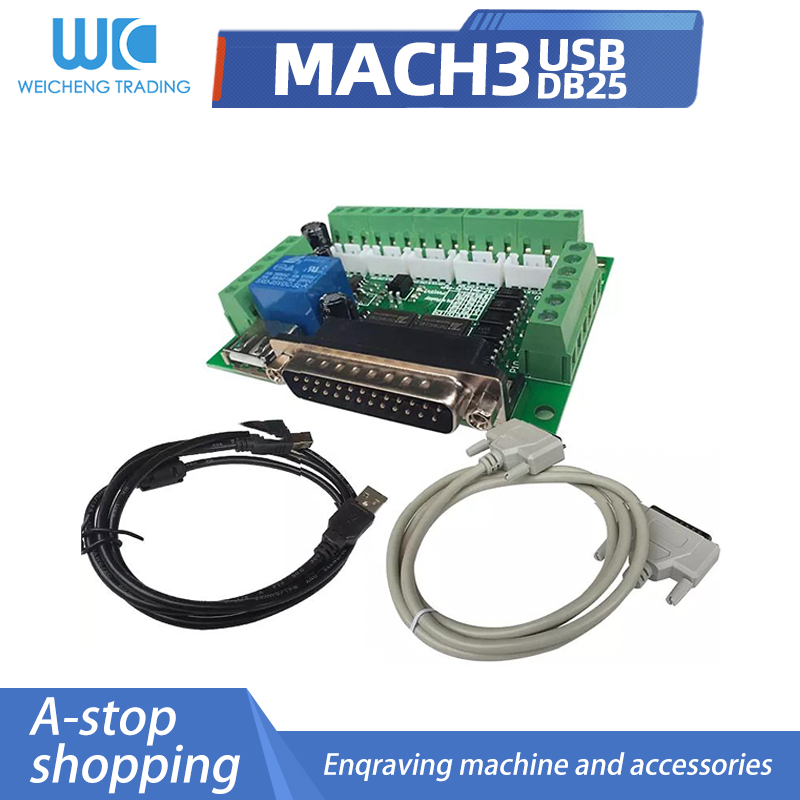 5 Axis Cnc Breakout Board Interface Mach3 - Set Adattatore Interfaccia CNC a 5