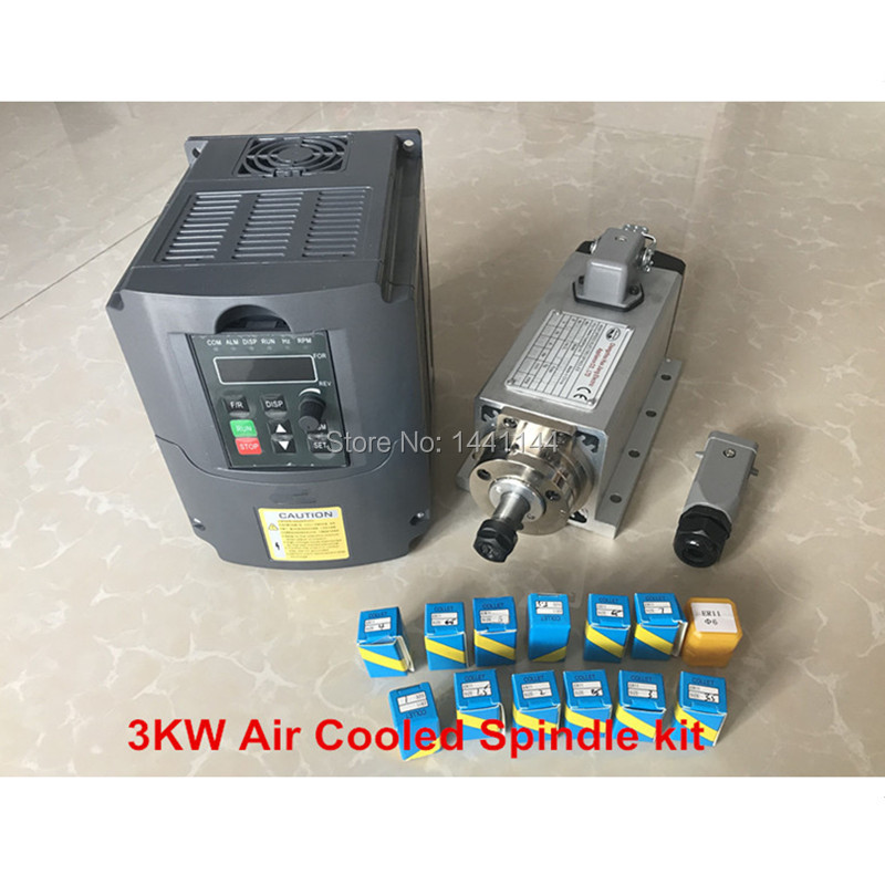 Er20 Collet Chuck Spindle Motor 220V - Mandrino raffreddato ad aria 3KW 220V/380V