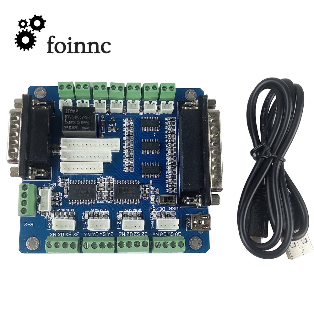 5 Axis Cnc Breakout Board Interface Mach3 - Mach3 scheda Controller Breakout CNC a