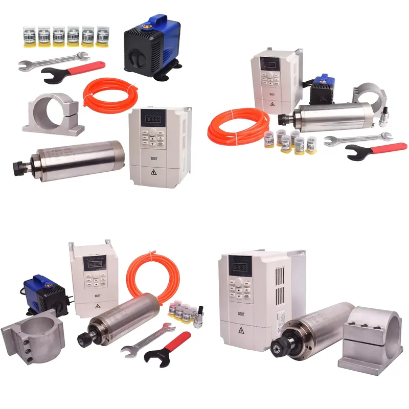 2.2Kw Water Cooled Spindle Kit Vfd - Set Mandrino Raffreddato ad Acqua Gdz80