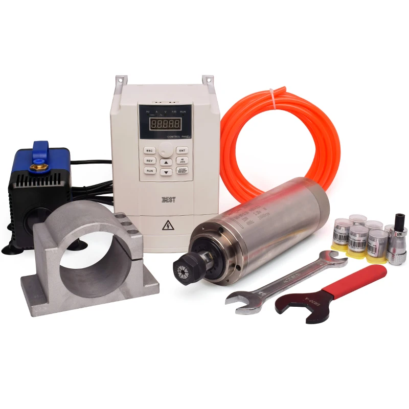2.2Kw Water Cooled Spindle Kit Vfd - Kit Mandrino GDZ ad Alta Velocità