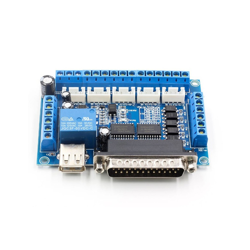 5 Axis Cnc Breakout Board Interface Mach3 - Adattatore di interfaccia CNC a 5