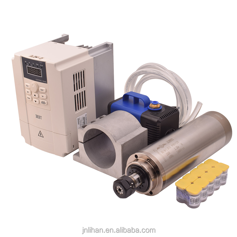 2.2Kw Water Cooled Spindle Kit Vfd - Kit Inverter VFD per Motore Mandrino