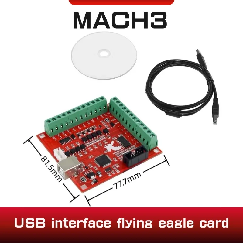 Mach3 Usb Cnc Controller 4 Axis 100Khz - 1PC Scheda Breakout USB MACH3 100Khz