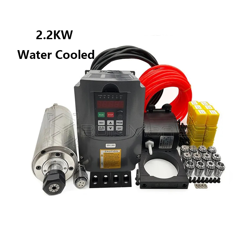 Er20 Collet Chuck Spindle Motor 220V - Motore Mandrino Raffreddato ad Acqua di