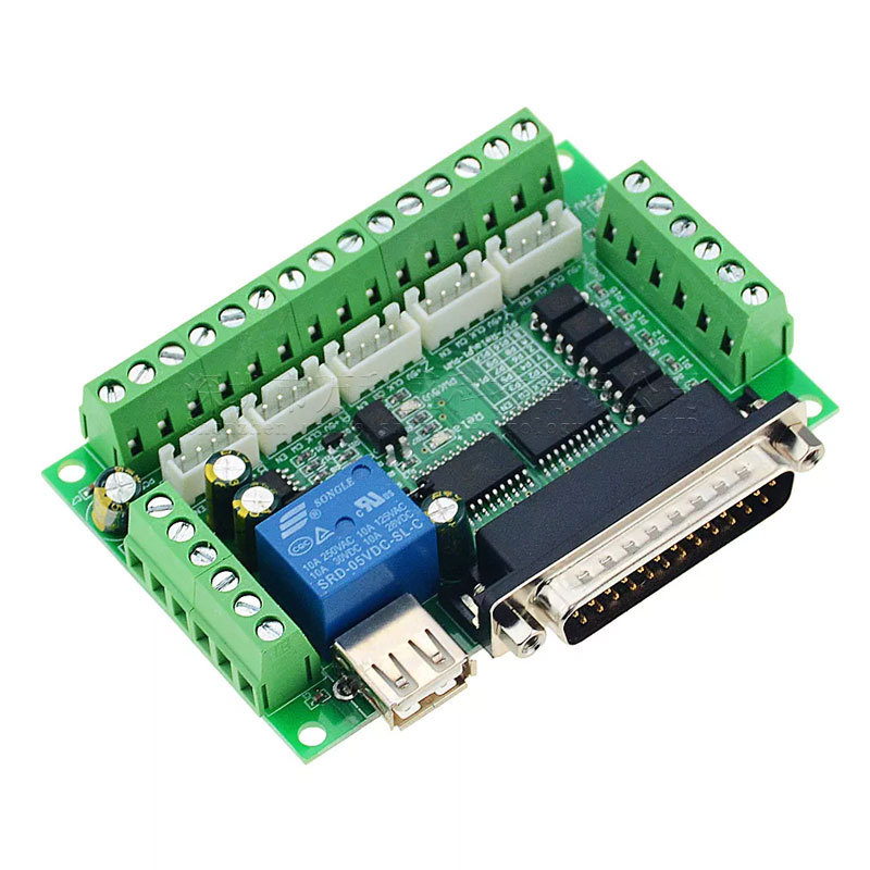 5 Axis Cnc Breakout Board Interface Mach3 - Scheda breakout adattatore interfaccia CNC a