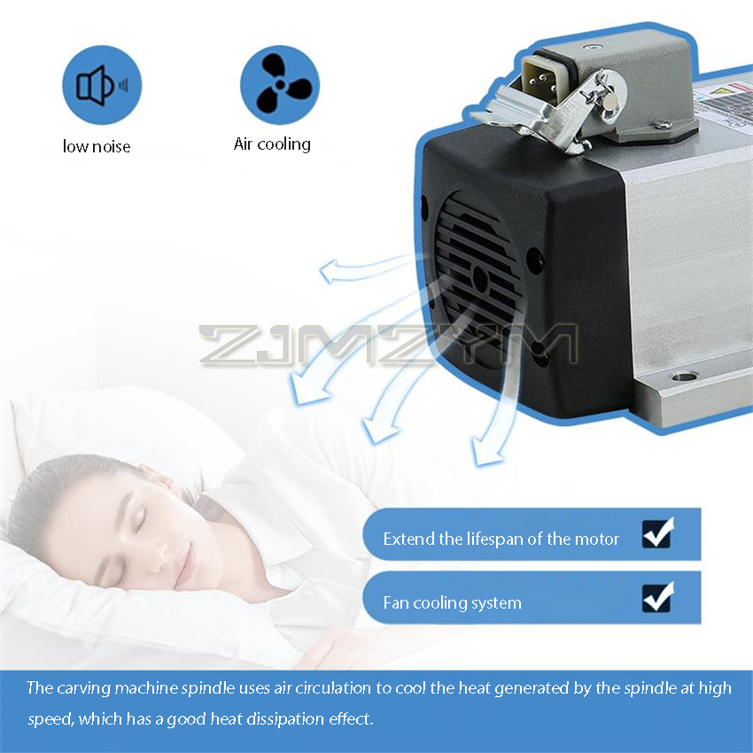 1.5KW HIZ80x73-1.5 Set di conv - Air Cooled 1.5Kw Spindle Motor Inverter 110V recensione e prezzo