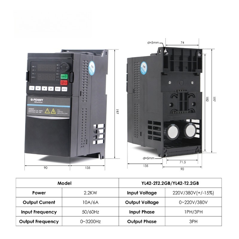 Kit Mandrino Raffreddato ad Ac - 2.2Kw Water Cooled Spindle Kit Vfd recensione e prezzo