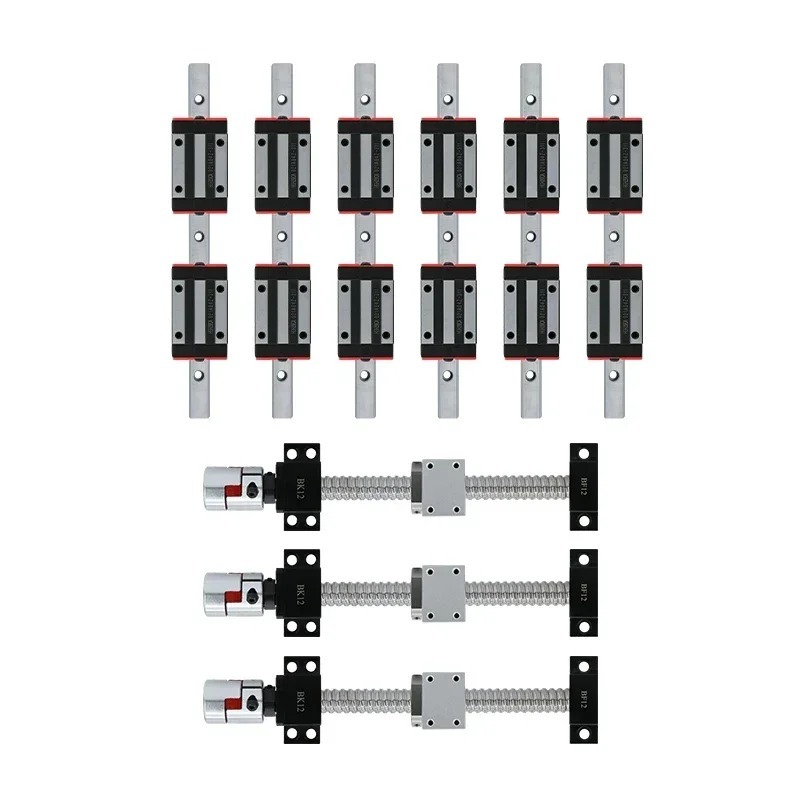 Guide lineari a binario 2 pz H - Hgr20 Linear Guide Rail Ballscrew Set recensione e prezzo