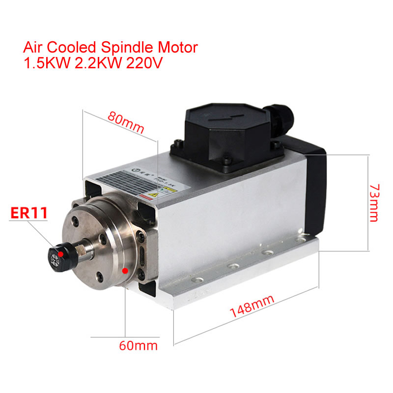 Motore Mandrino CNC 800W 1.5KW - Er20 Collet Chuck Spindle Motor 220V recensione e prezzo