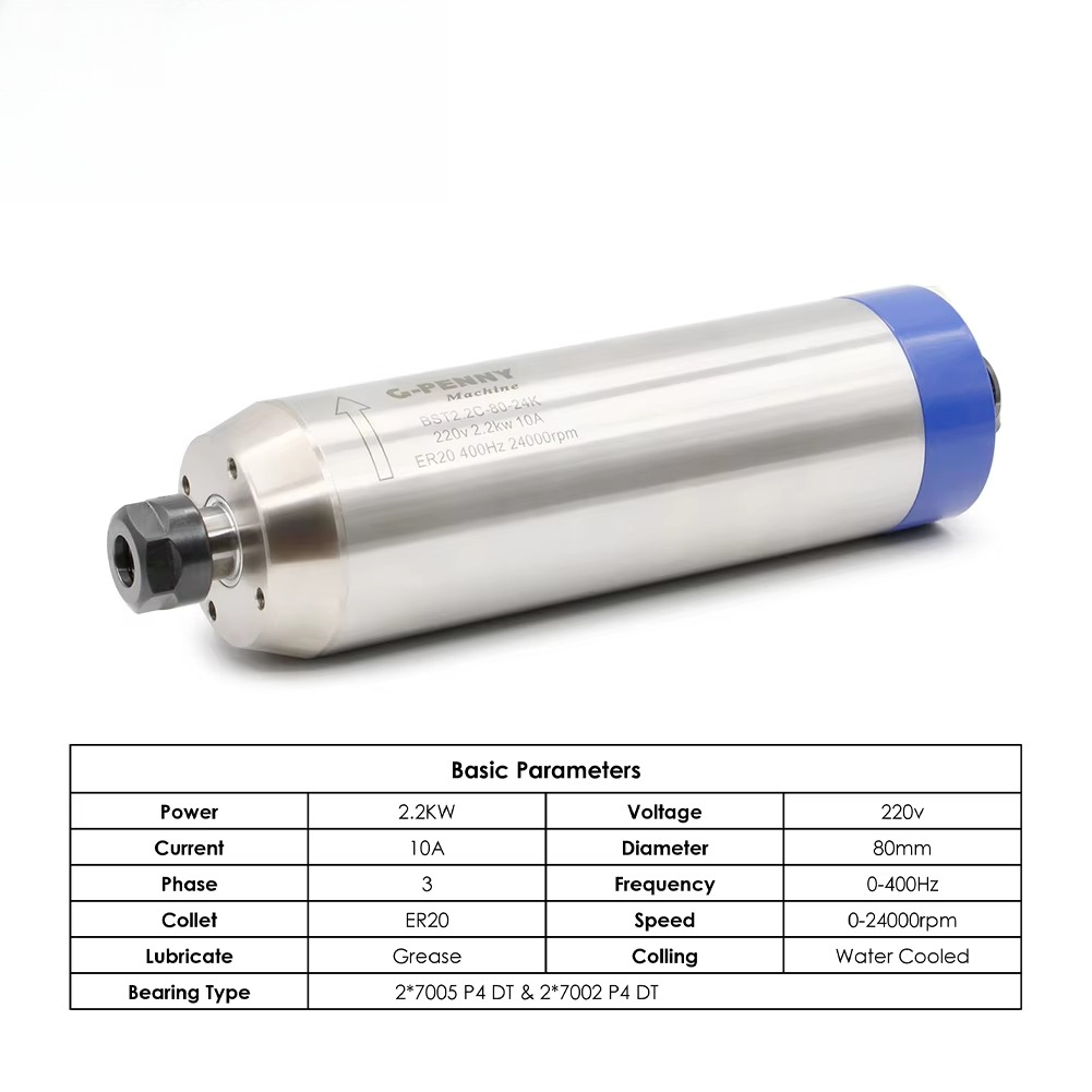 Kit Motore Mandrino Raffreddat - 2.2Kw Water Cooled Spindle Kit Vfd recensione e prezzo