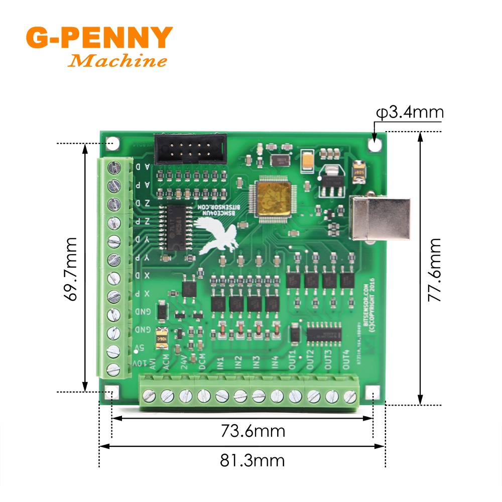 G-PENNY NUOVO! Scheda di inter - Mach3 Usb Cnc Controller 4 Axis 100Khz recensione e prezzo
