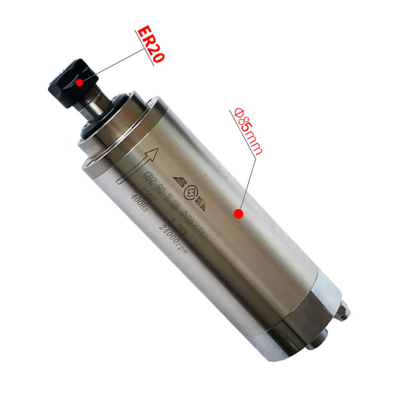 2.2KW 3.0KW 4.5KW motore mandr - Er20 Collet Chuck Spindle Motor 220V recensione e prezzo